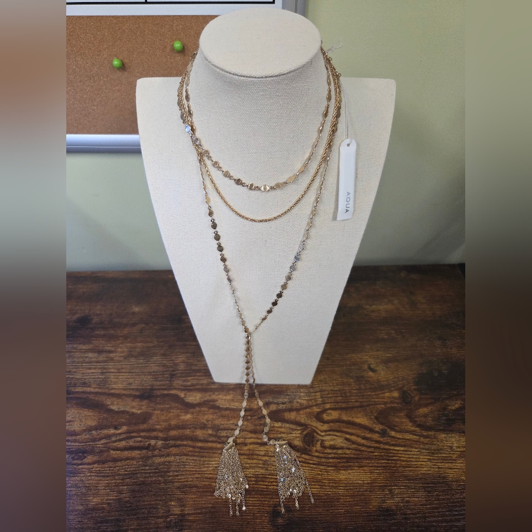 Bogoaqua Goldtone Mariah Layered Necklace 16$